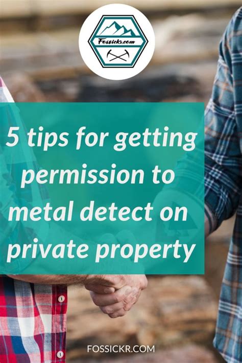 private property metal detecting permit